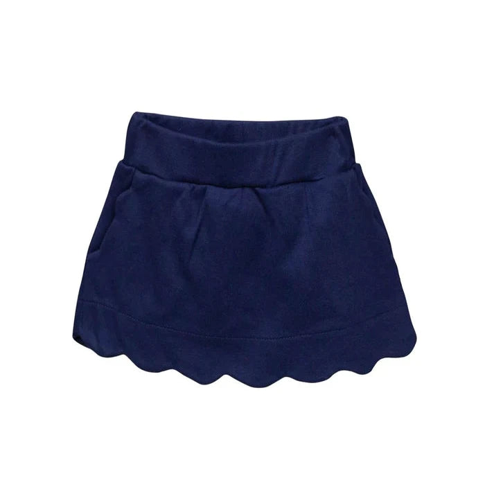 Sophie Scallop Skort Navy