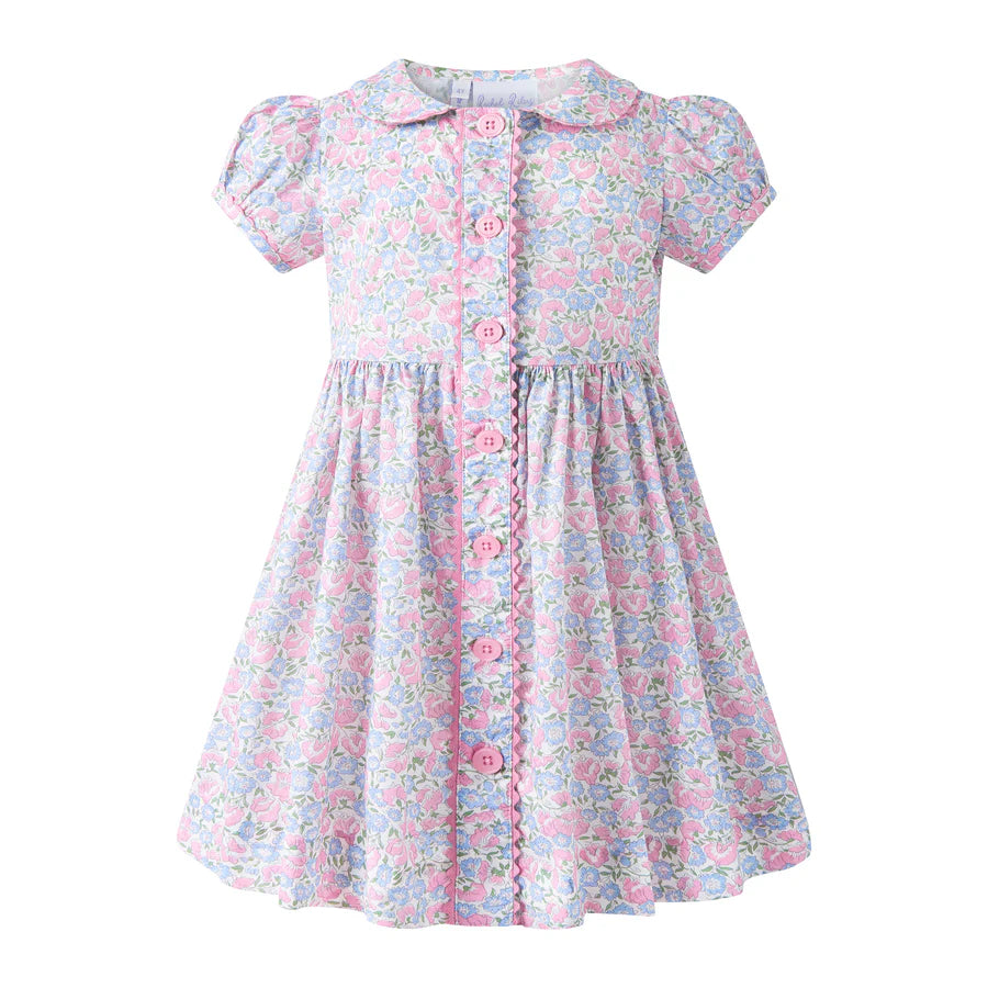 Pastel Floral Front Dress