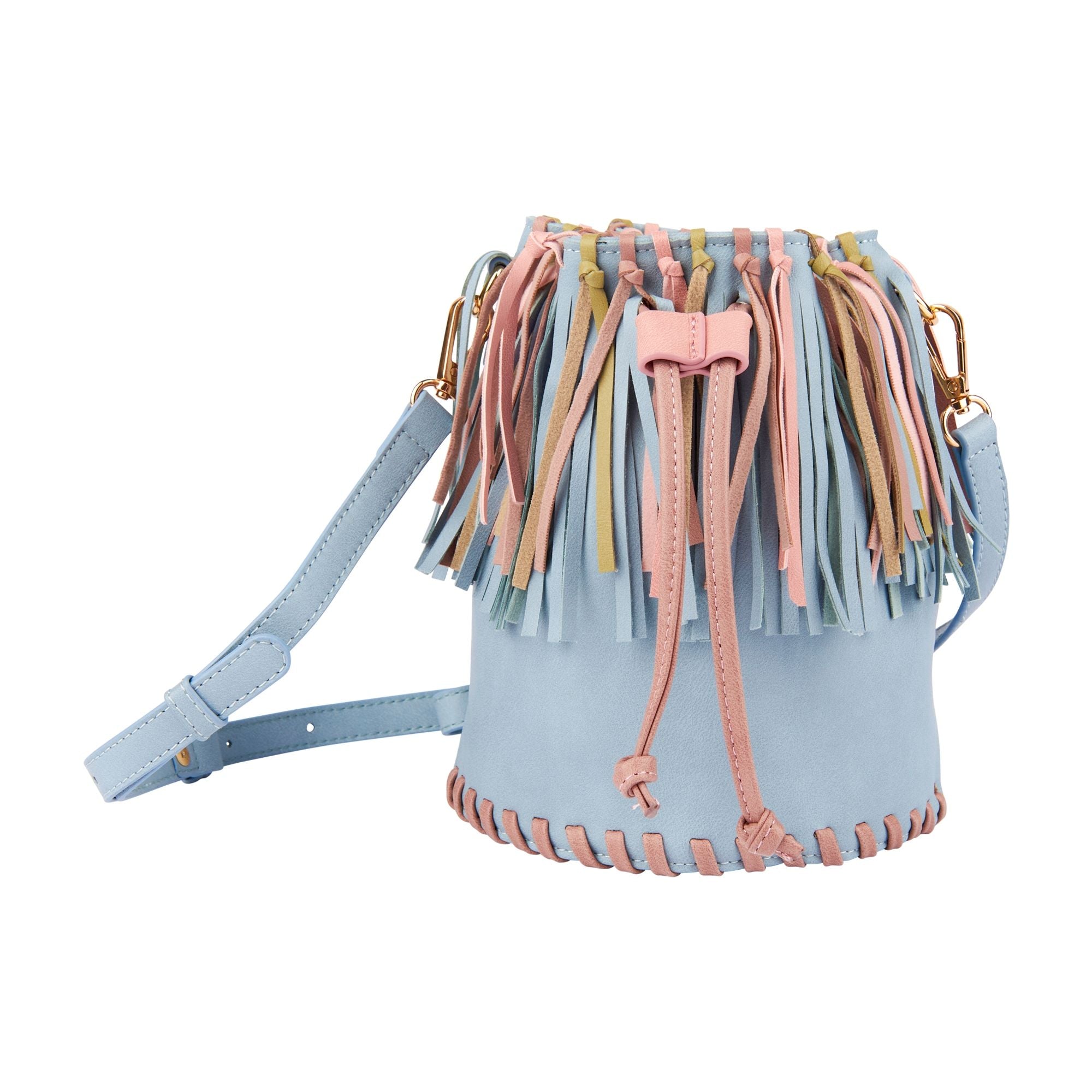 Bucket Bag with Fringe