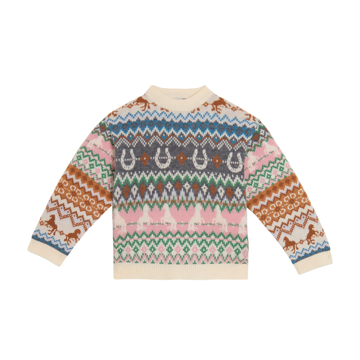 Girl Fair Isle Sweater F26