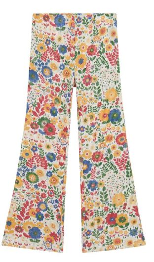 Girl Flower Print Leggings F26