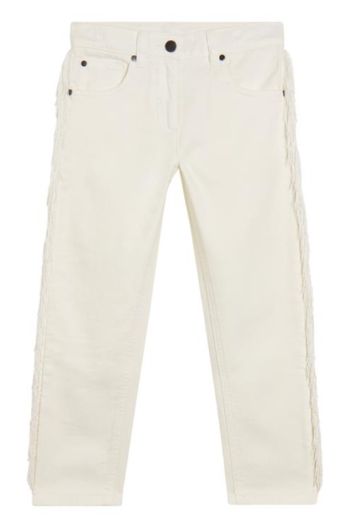 Girl Gabardine Pants w/ Fringe F26