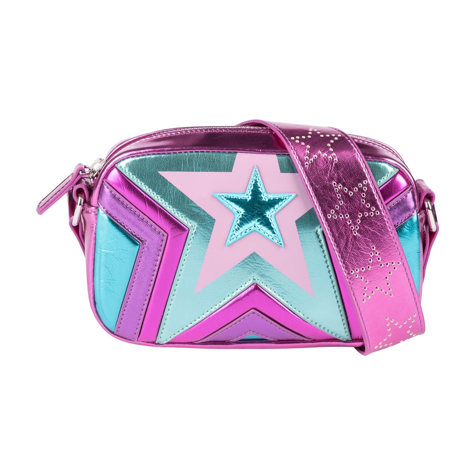 Shoulder Bag with Glittery Stars