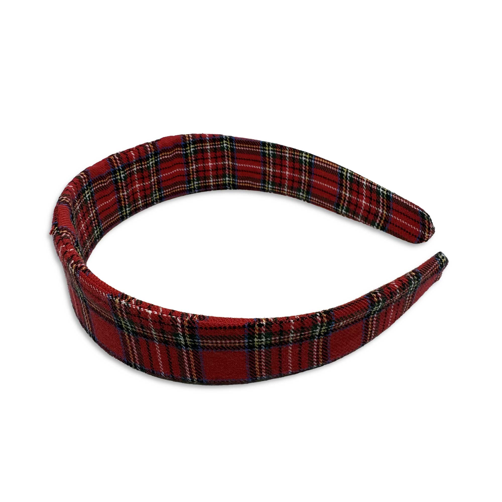 Plaid headband - Red
