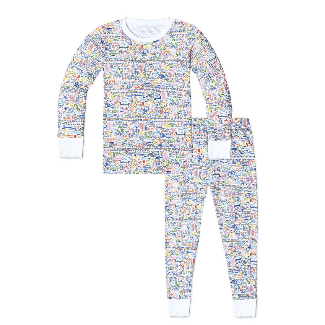 Monomoy Multi Cape Cod Two Piece Pajamas