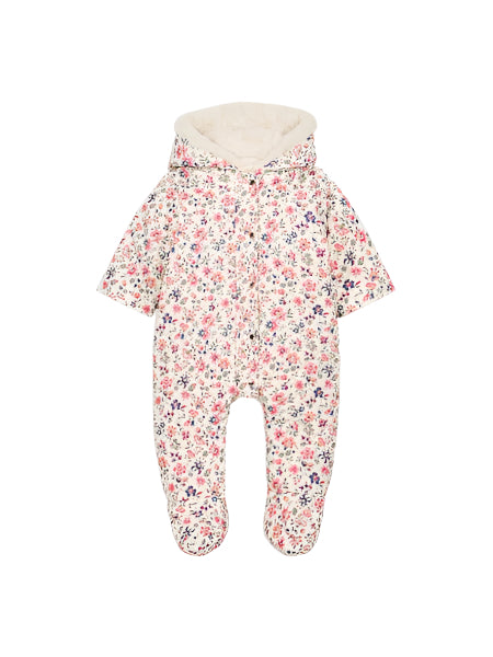 Kirina Pilot Jumpsuit in Cream Wild Flowers