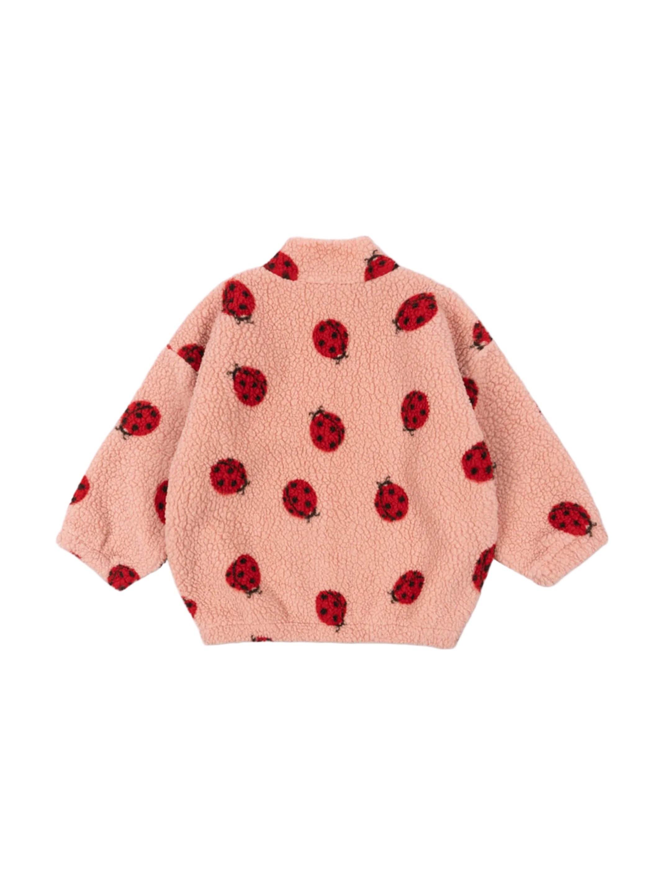 Jody Teddy Jacket- Ladybug Pink
