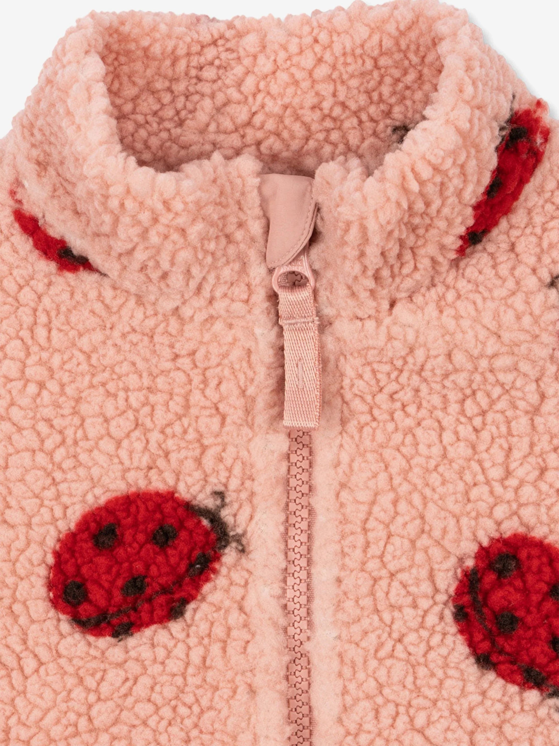 Jody Teddy Jacket- Ladybug Pink