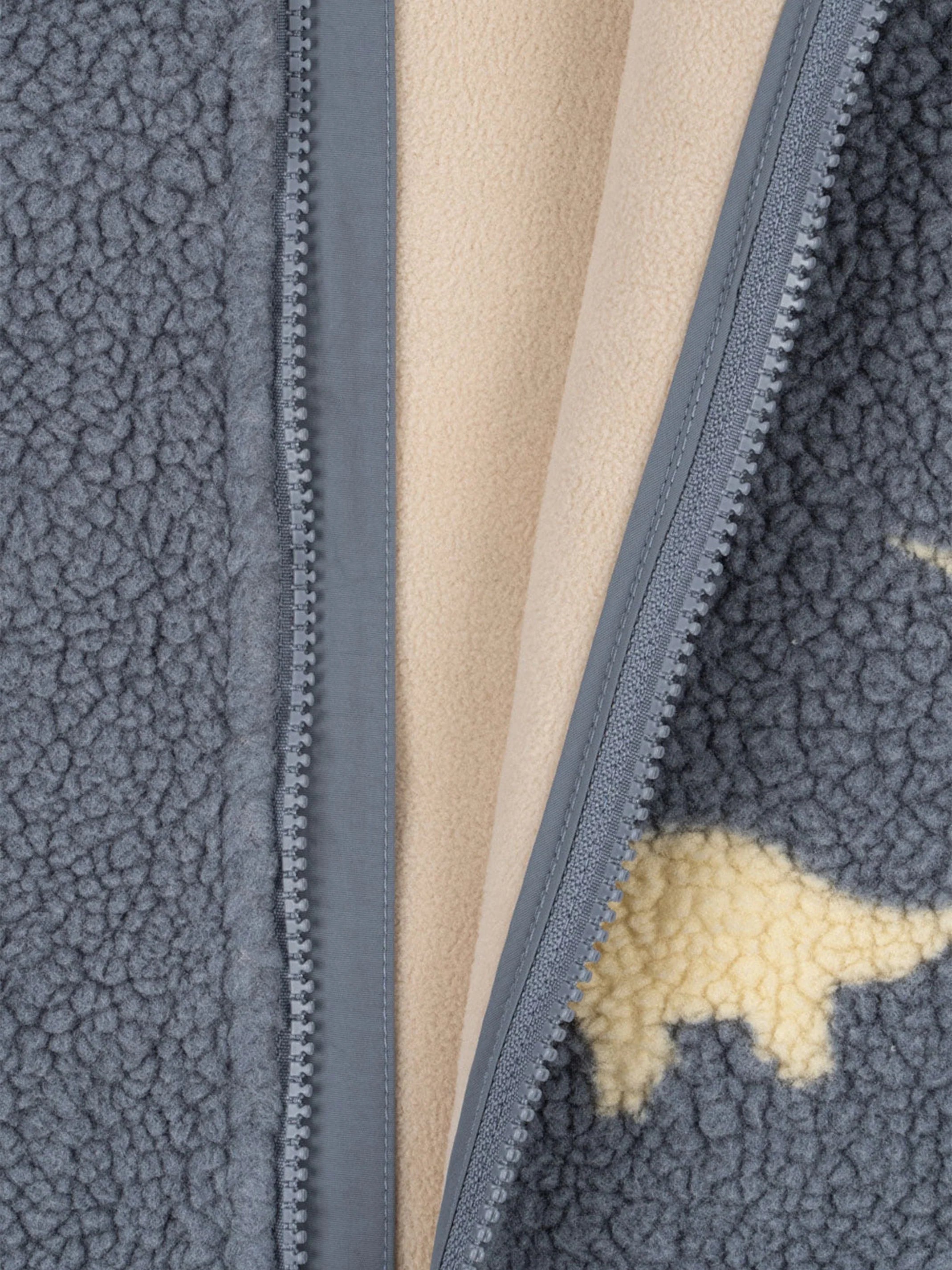 Jody Teddy Jacket-Dino Mist