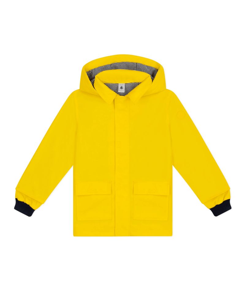 Kid Hooded Rain Jacket Yellow F26