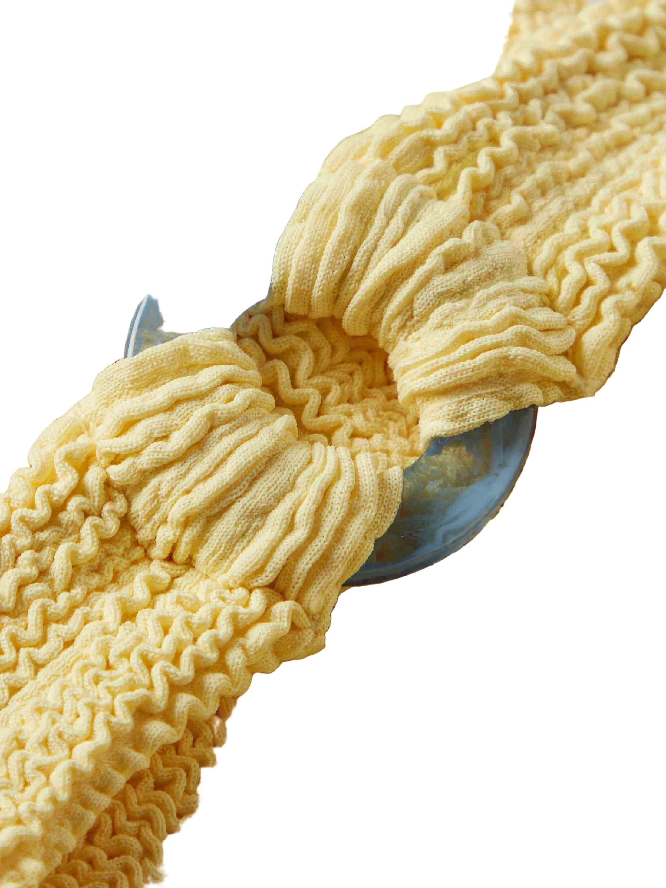 Crinkle Domino Swimsuit Butter