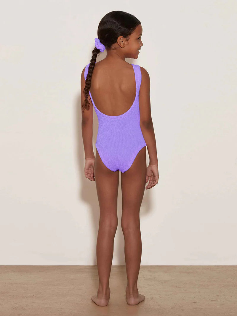 Crinkle Swimsuit Lilac