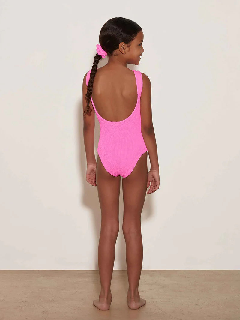 Crinkle Swimsuit Bubblegum