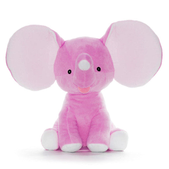 Embroidered Purple Elephant