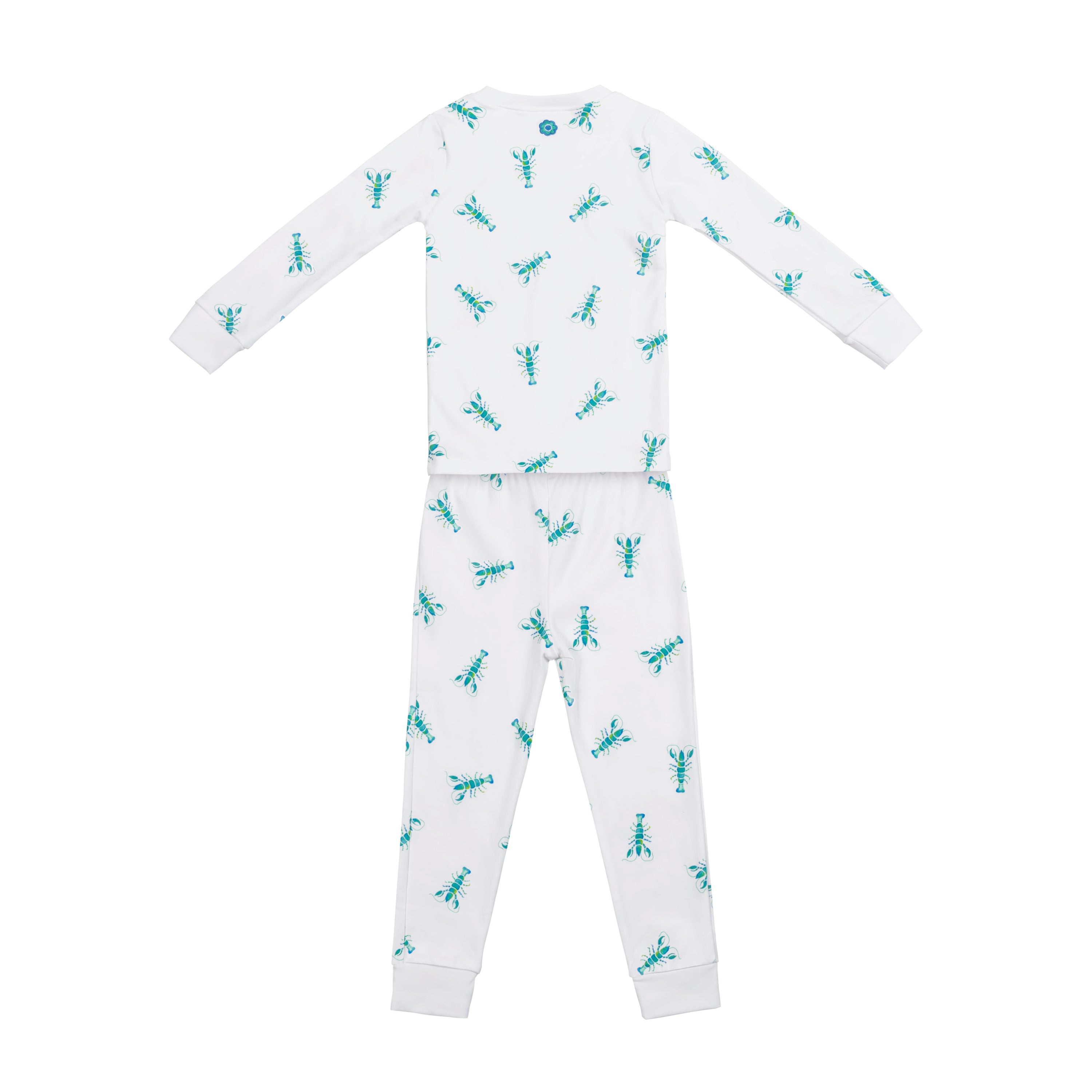 Green Blue Lobsters Two Piece Set