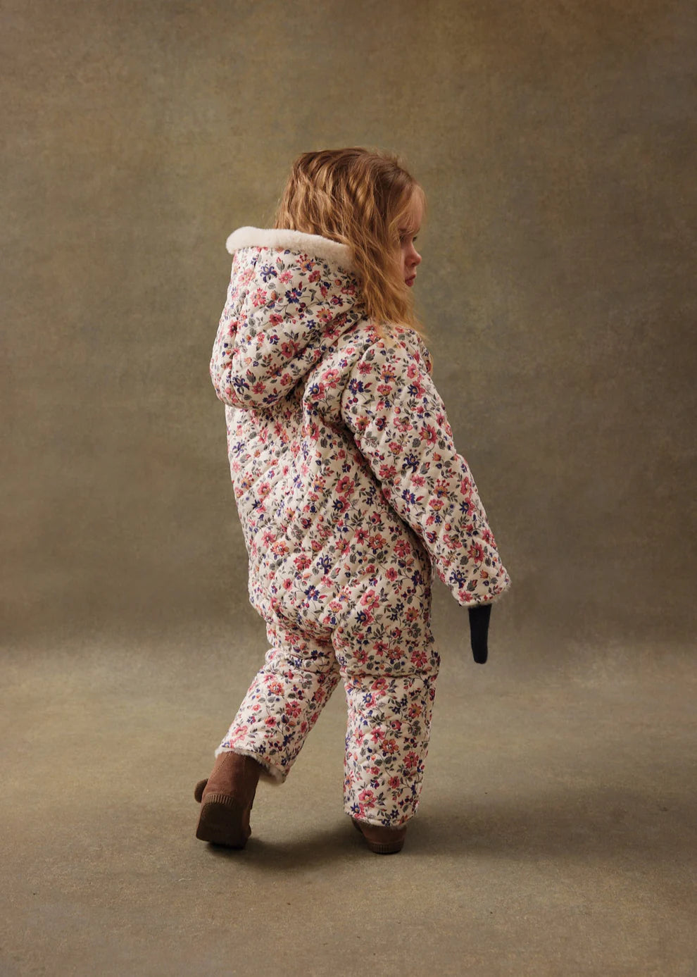 Kirina Pilot Jumpsuit in Cream Wild Flowers