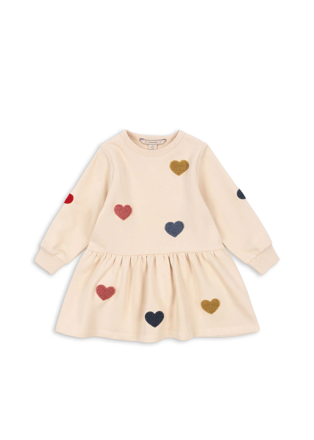 Lou Terry Sweat Dress Multi Heart