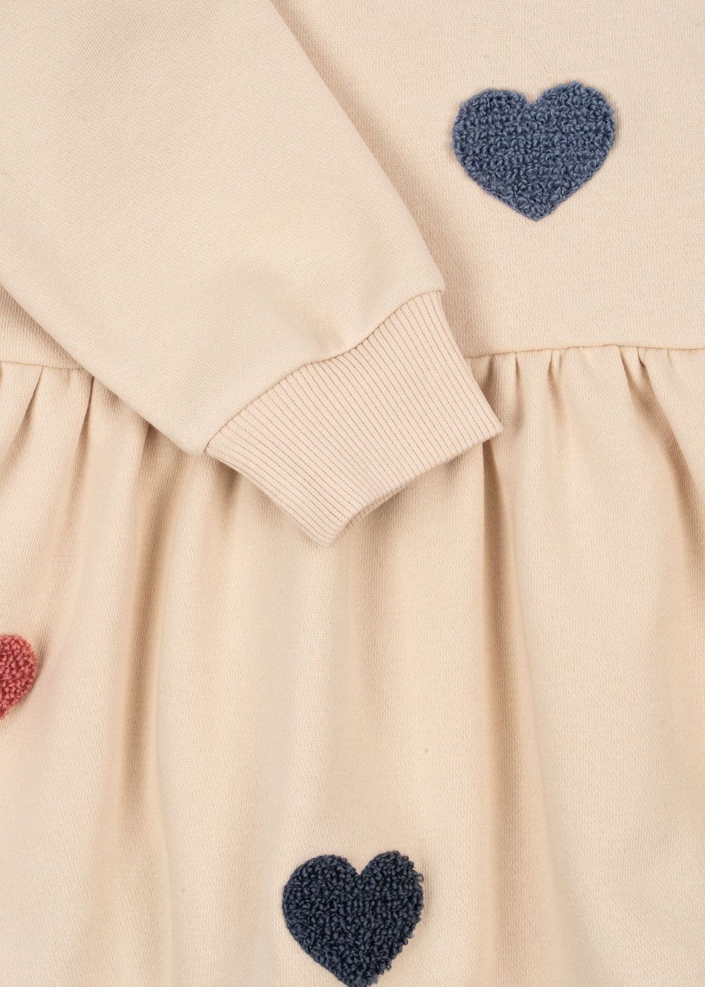 Lou Terry Sweat Dress Multi Heart