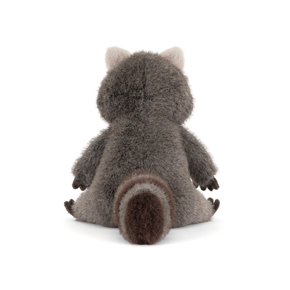 Trixiwoo Raccoon plush toy with a charming smile and cuddly design, great for hugs.