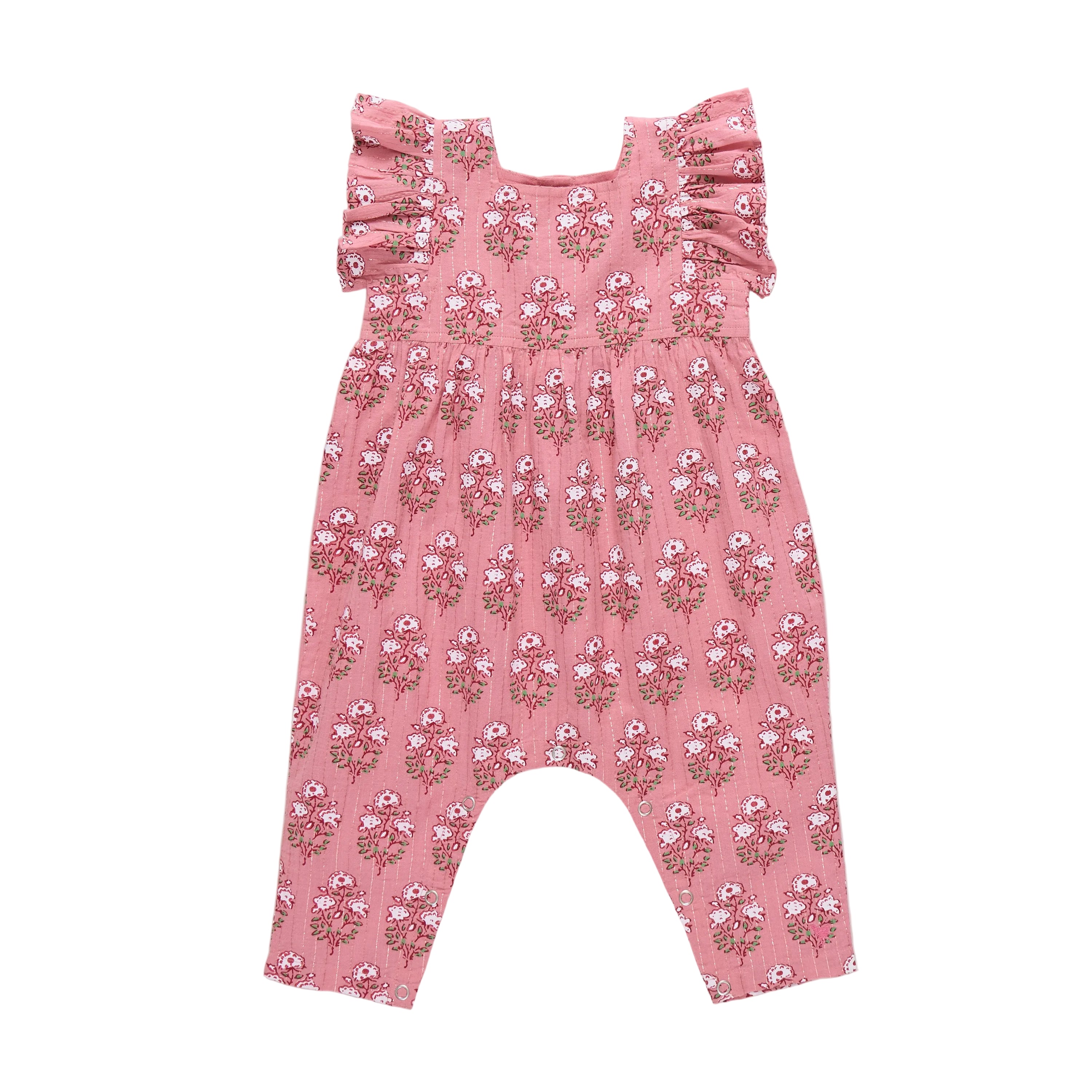 Baby Girls Elsie Jumper- Pink Strawflower