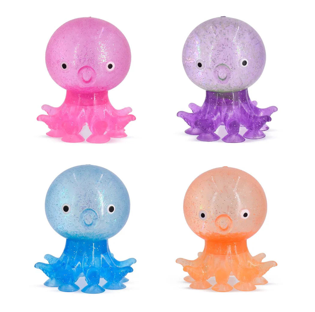 Cupcakes & Cartwheels Tentacool Glitter Octopus Squeezie
