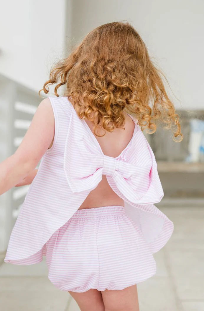 Lottie Bloomer Set Light Pink Stripe SS26