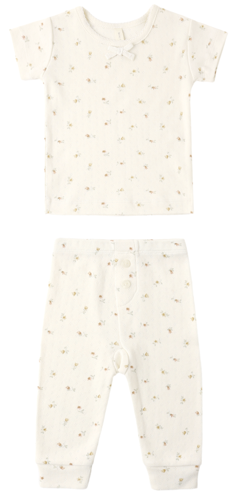Pointelle Tee + Legging Petit Fleur