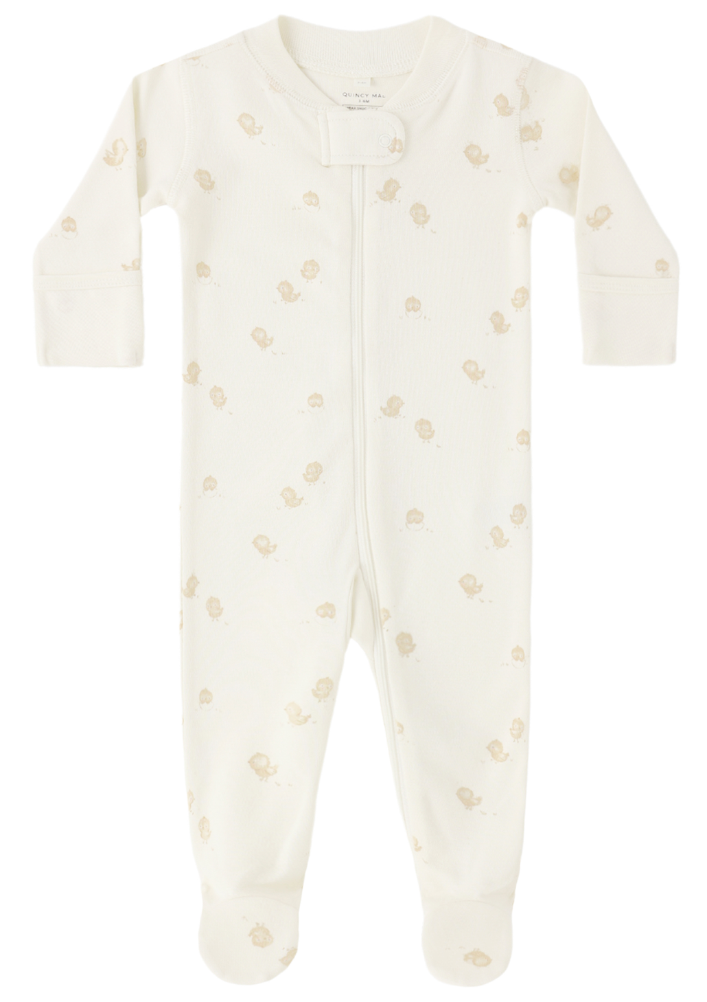 Zip Long Sleeve Zipper footie Chicks