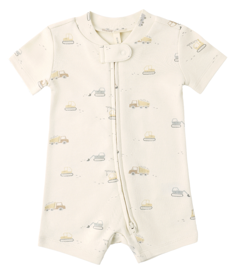 Zip Short Sleeve Sleeper Construction Trucks
