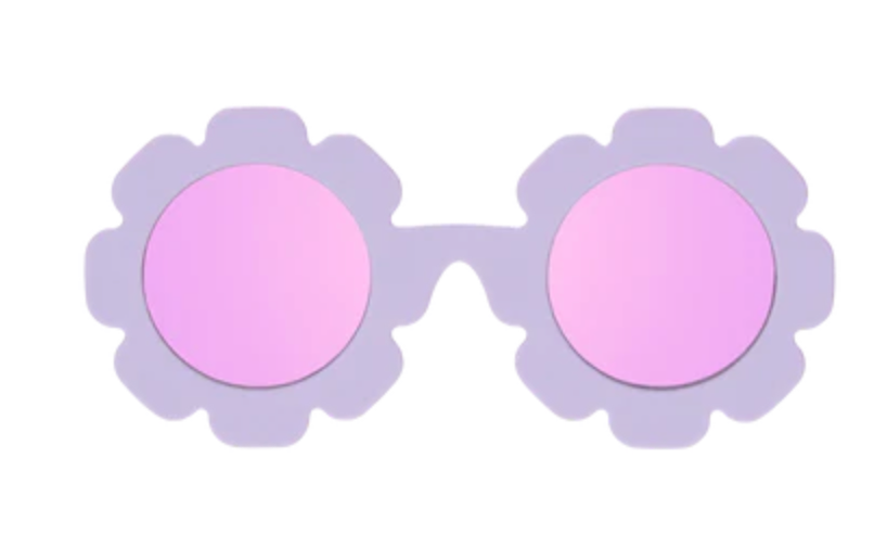 Irresistible Iris Flower Polarized Lavender Mirrored Lenses