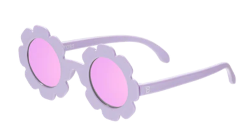 Irresistible Iris Flower Polarized Lavender Mirrored Lenses