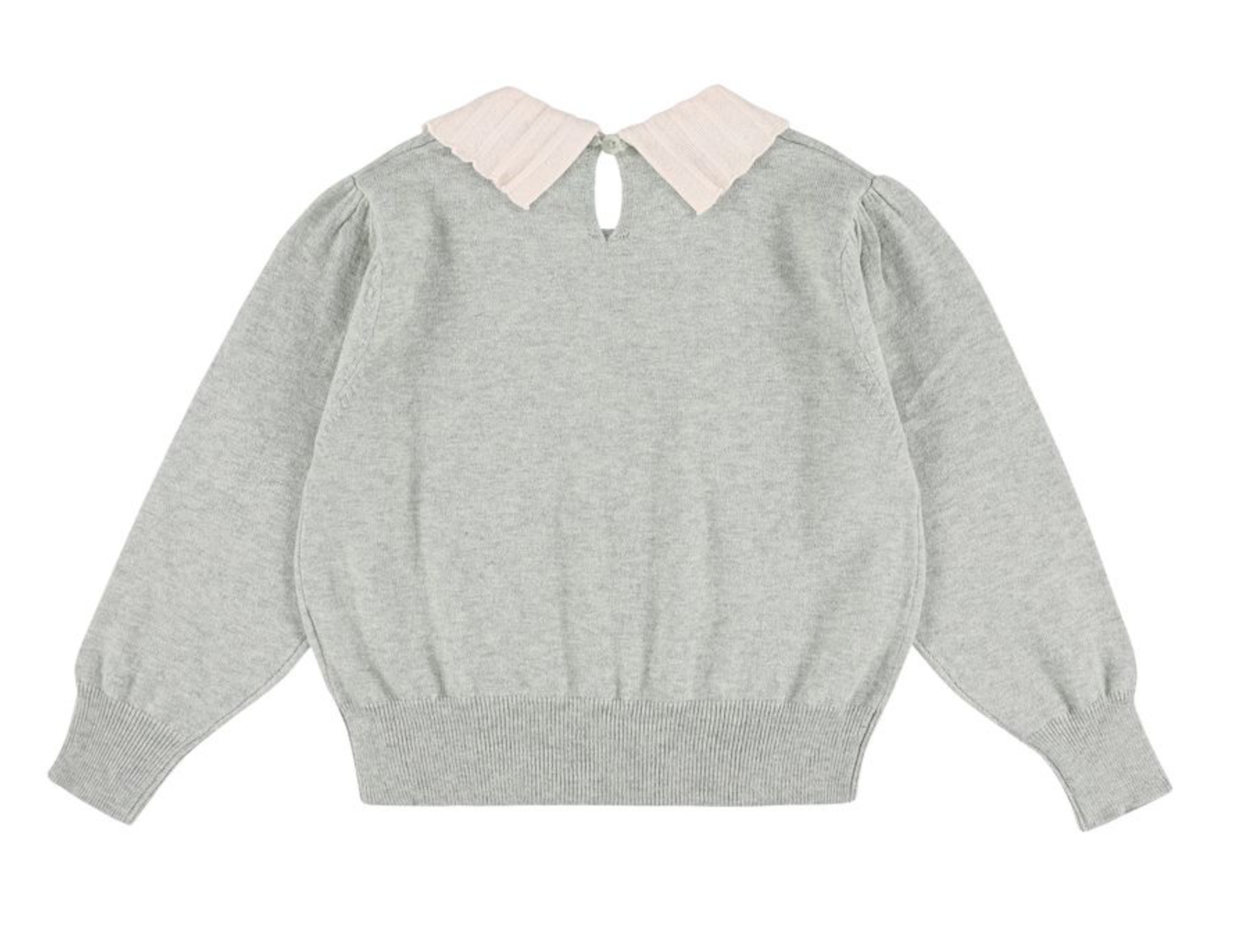 Zamora LS Collared Pullover Silver Grey F26