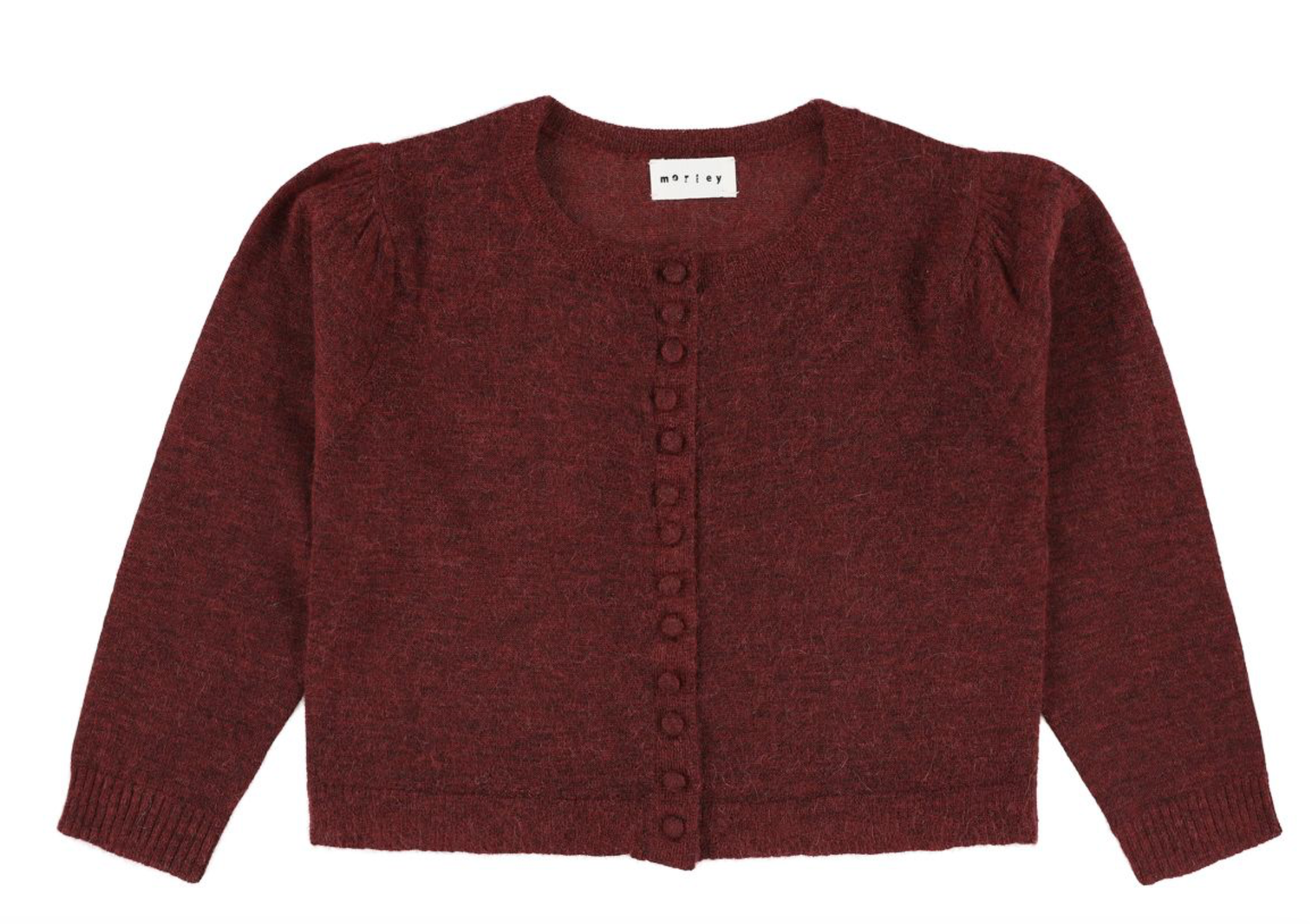 Zerah LS Cardigan Bordeaux F26