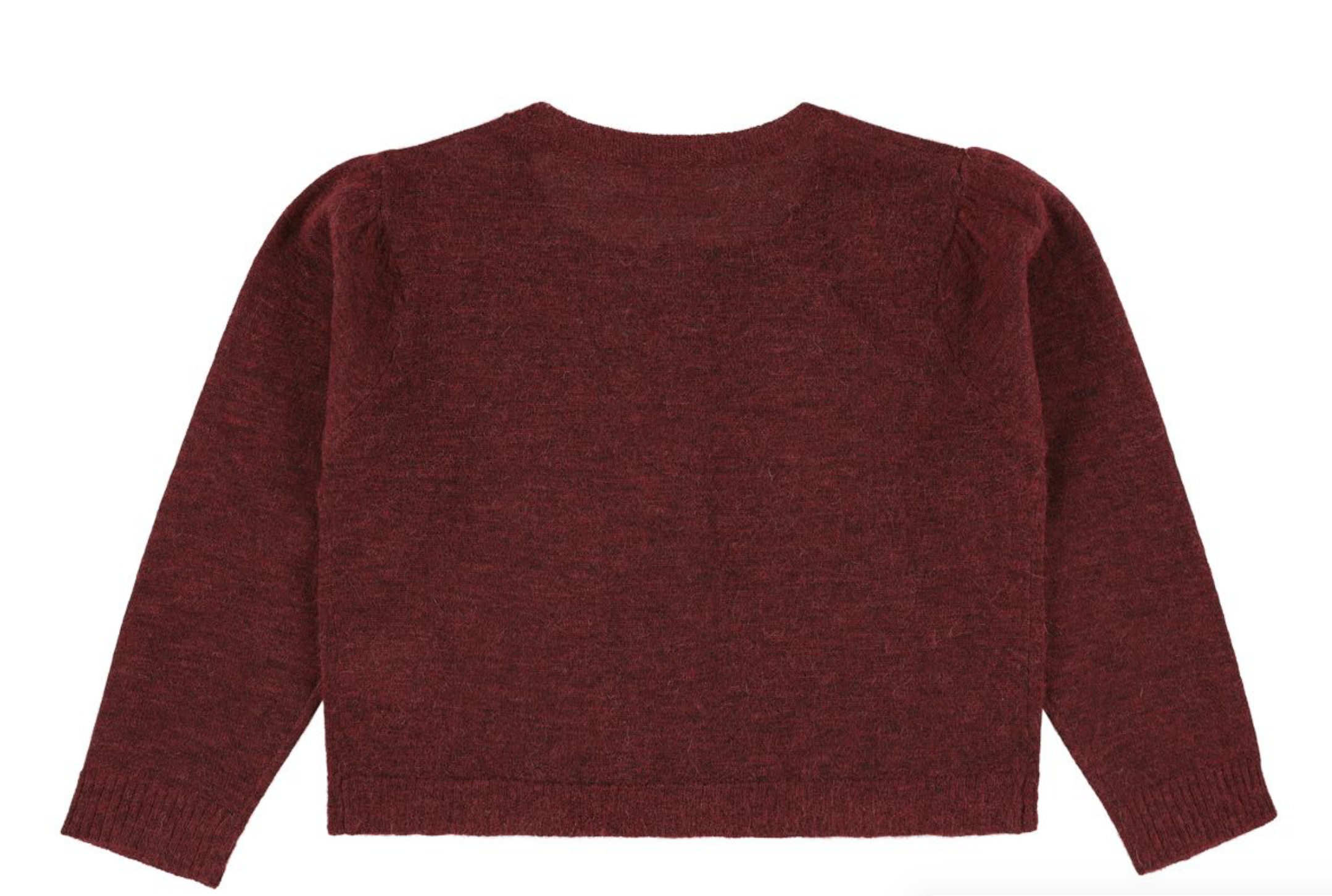 Zerah LS Cardigan Bordeaux F26