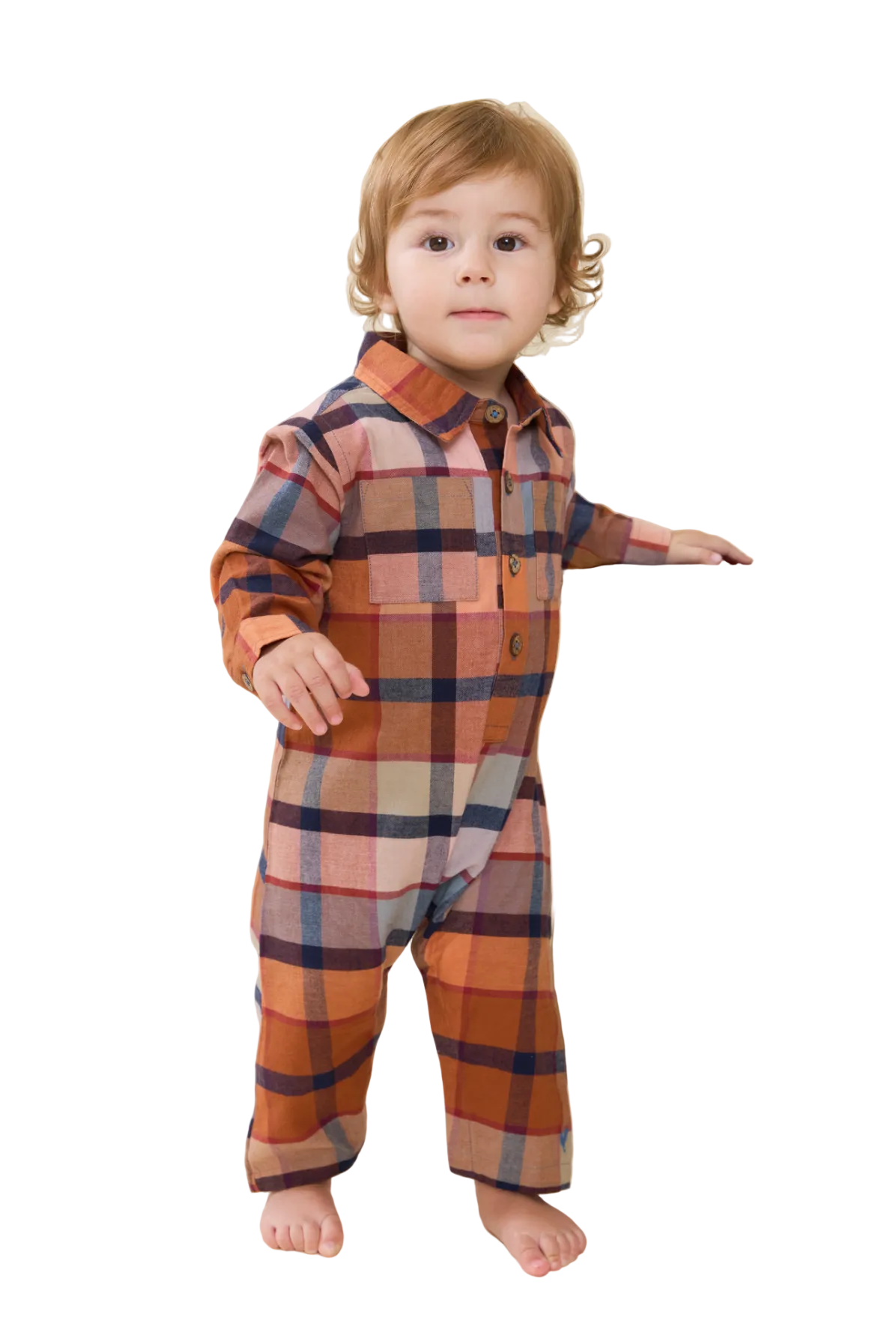 Baby Boys Easton Jumper-Hayride Plaid F26