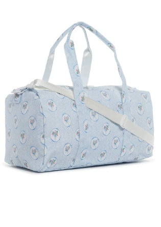 Weekender Duffle Bag in Floral Medallion Blue | TRVL Design
