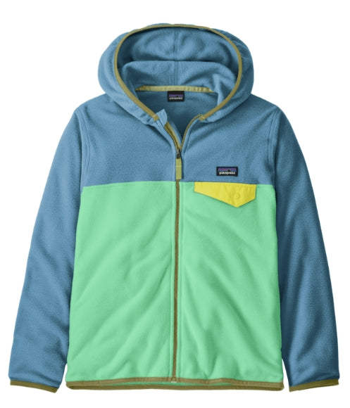 Kids Micro D Snap-T Jacket Teal w/Shore Blue