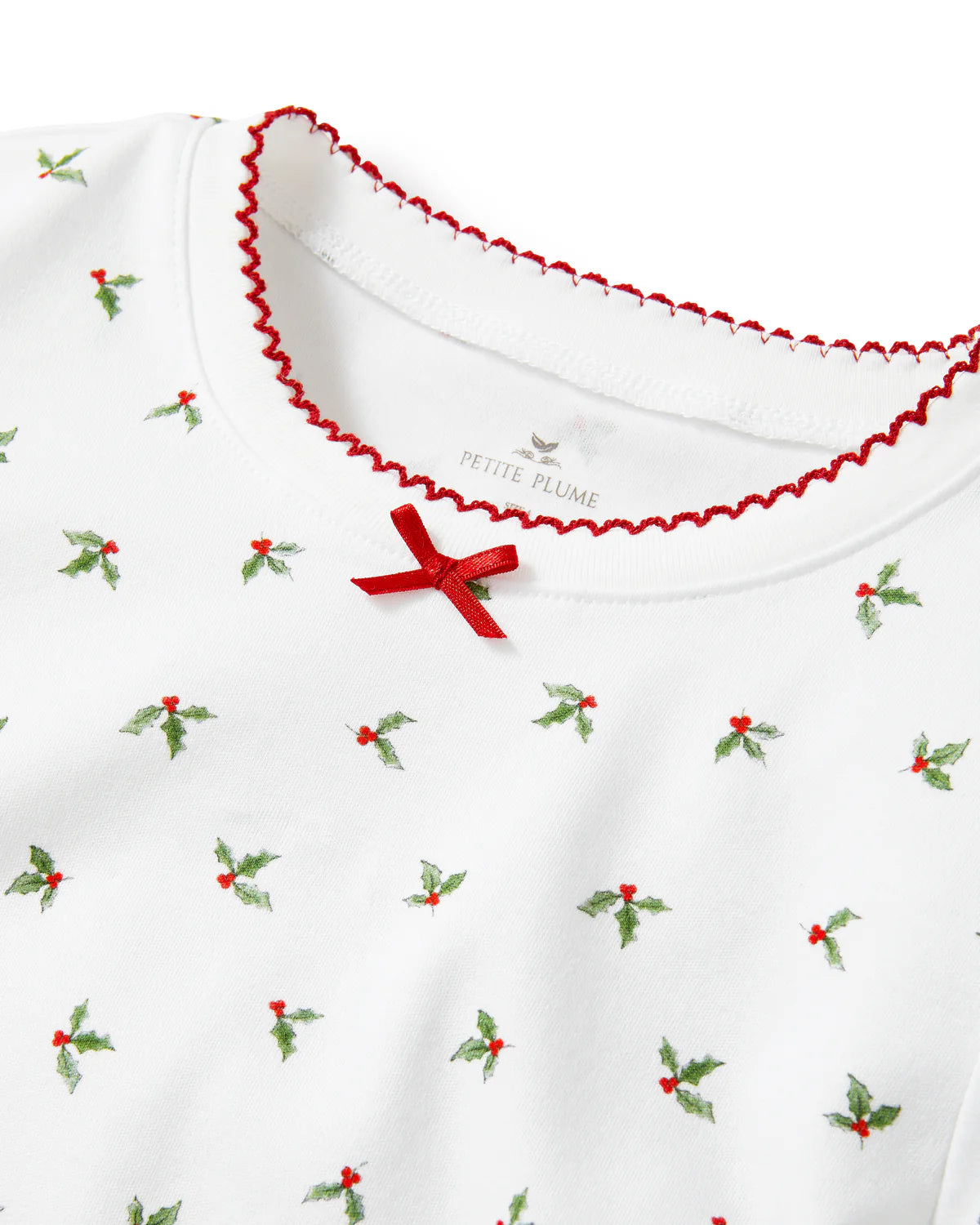 Kid's Pima Snug Fit Pajama Set in Mistletoe Moments