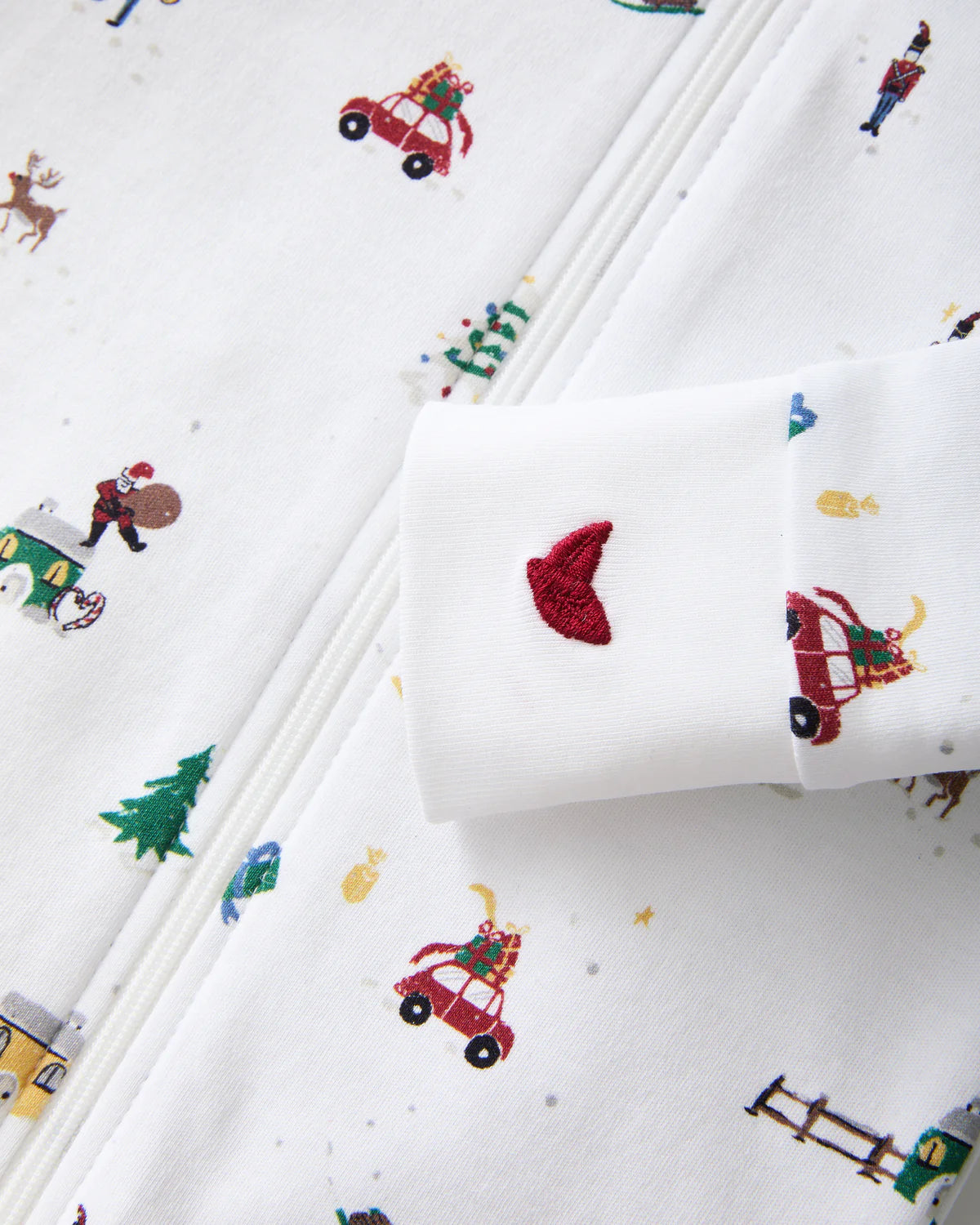 Baby Pima Romper In Holiday Town