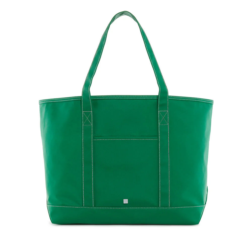 Maxi Tote Coated Canvas Kelly Green