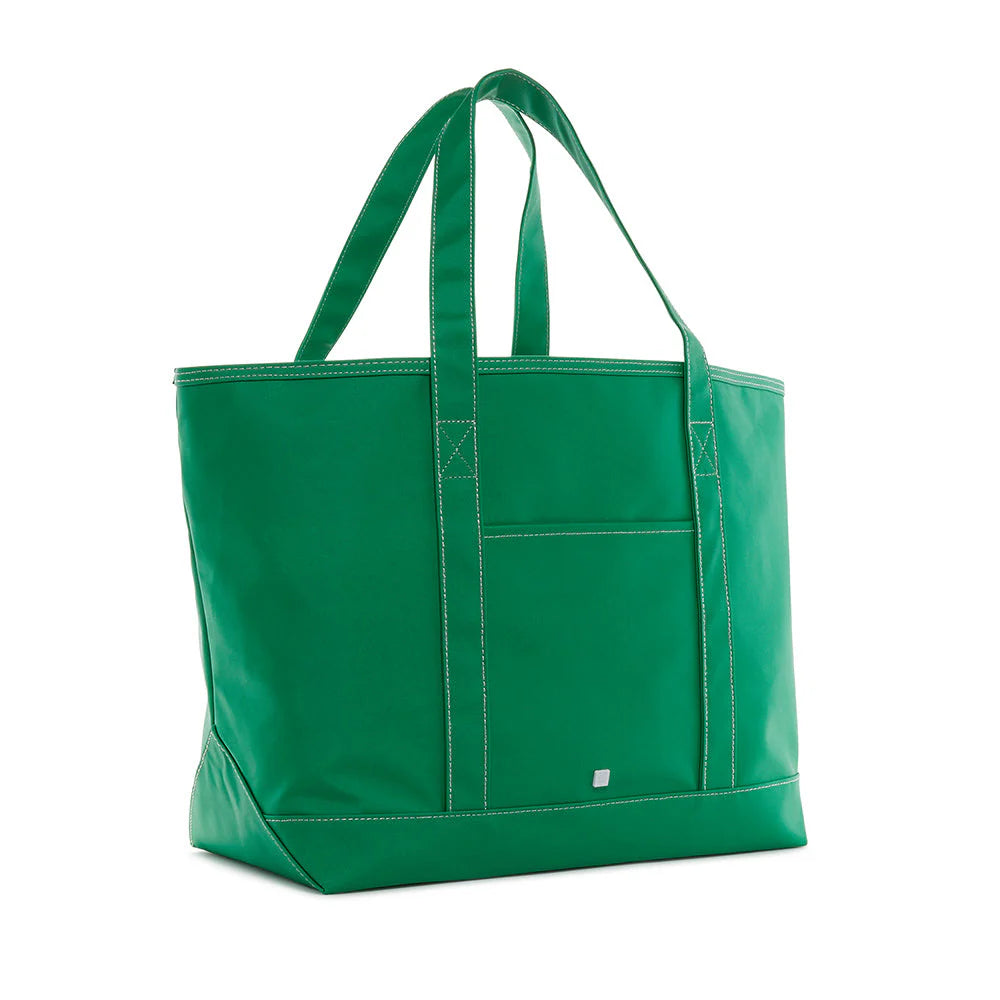 Maxi Tote Coated Canvas Kelly Green