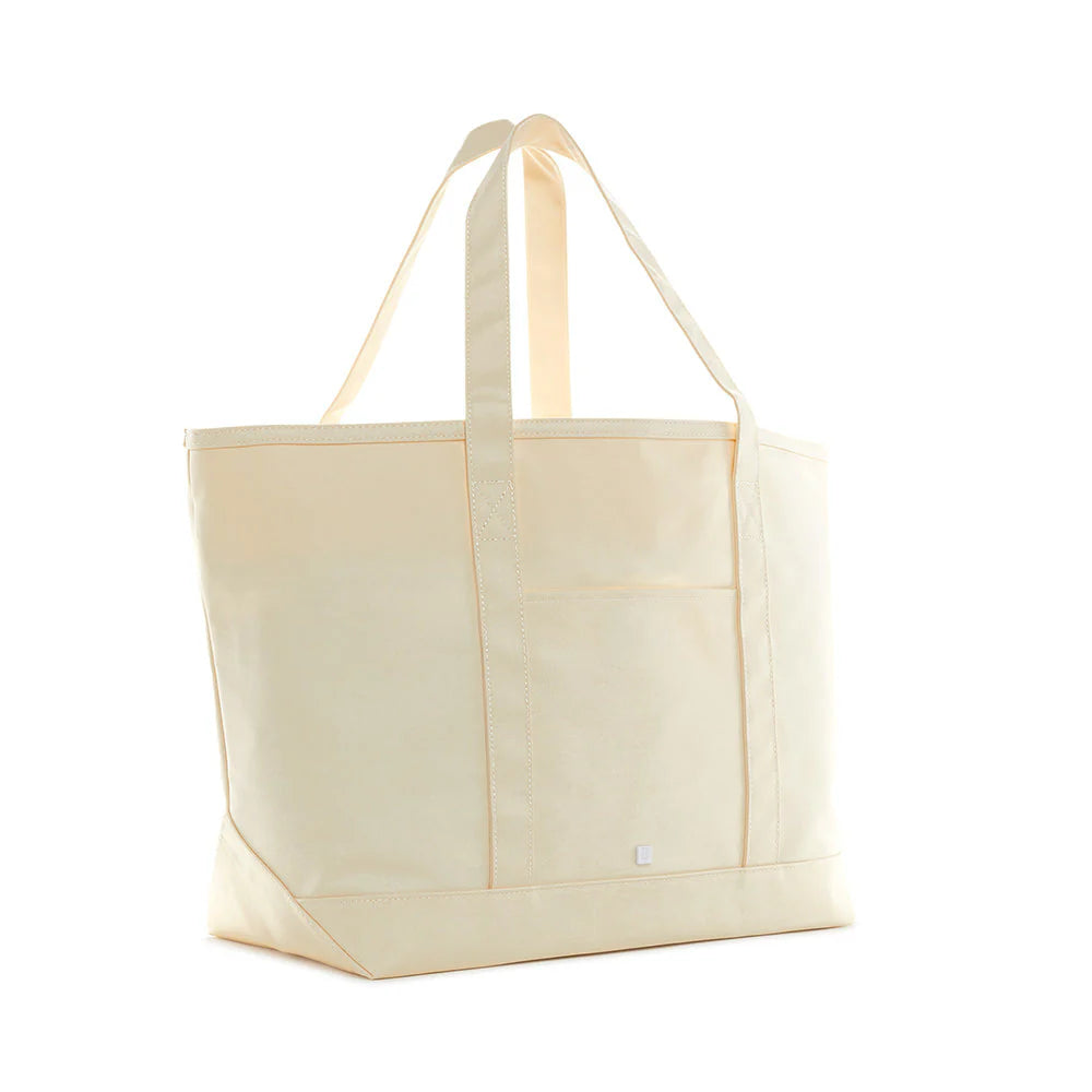 Maxi Tote Coated Canvas Natural