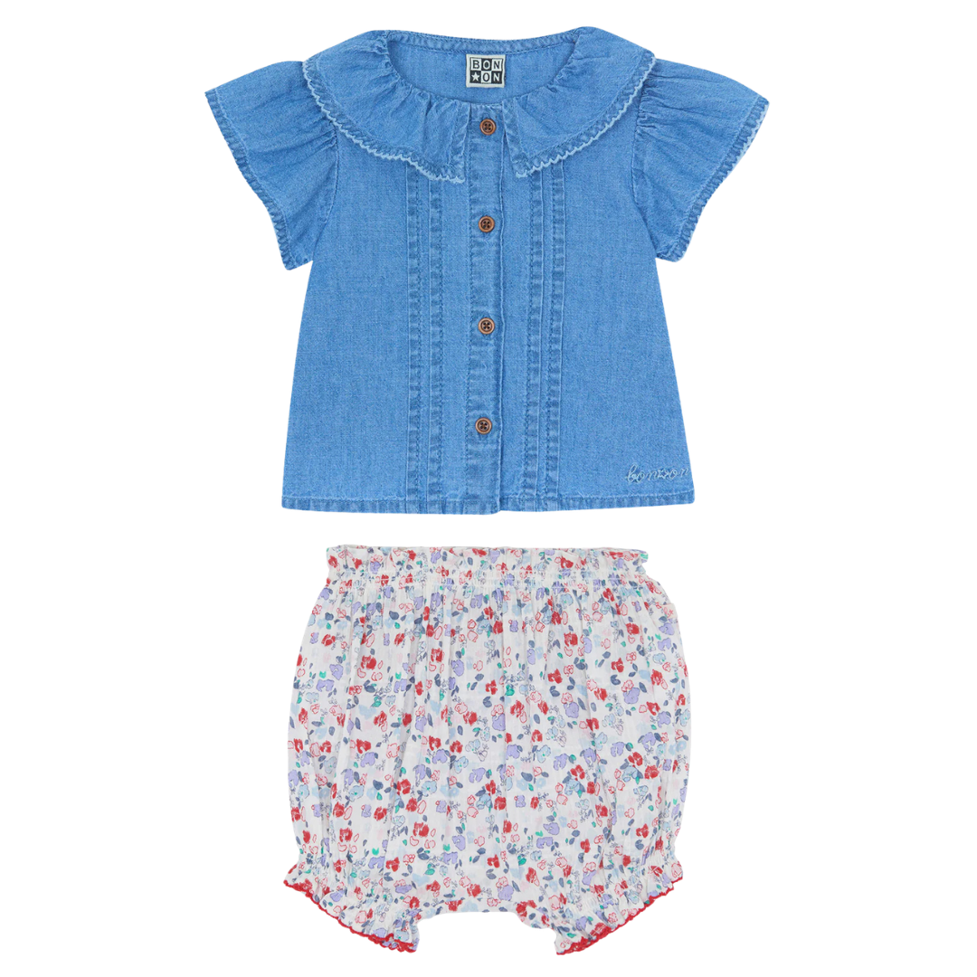 CHEMISE NANCYBB and BLOOM LANCIENNE SET