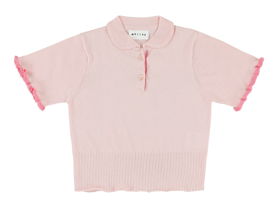 Xaby Girls Knitted Top Blush
