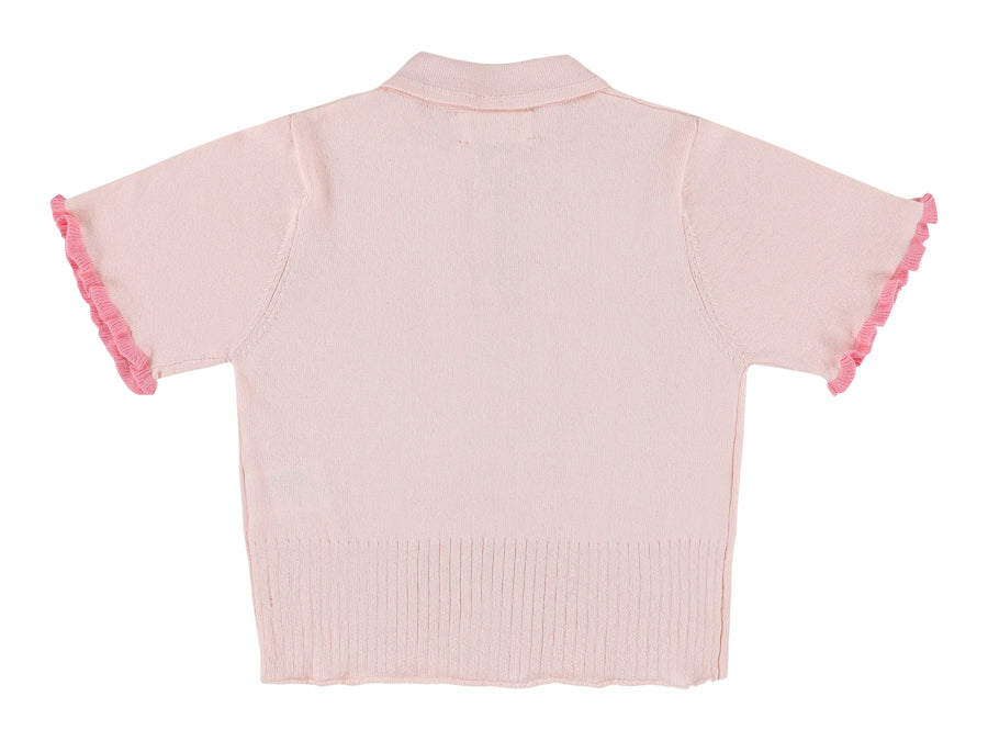 Xaby Girls Knitted Top Blush