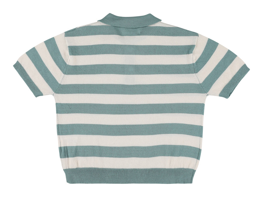 Xian Boys Knitted Polo Jade