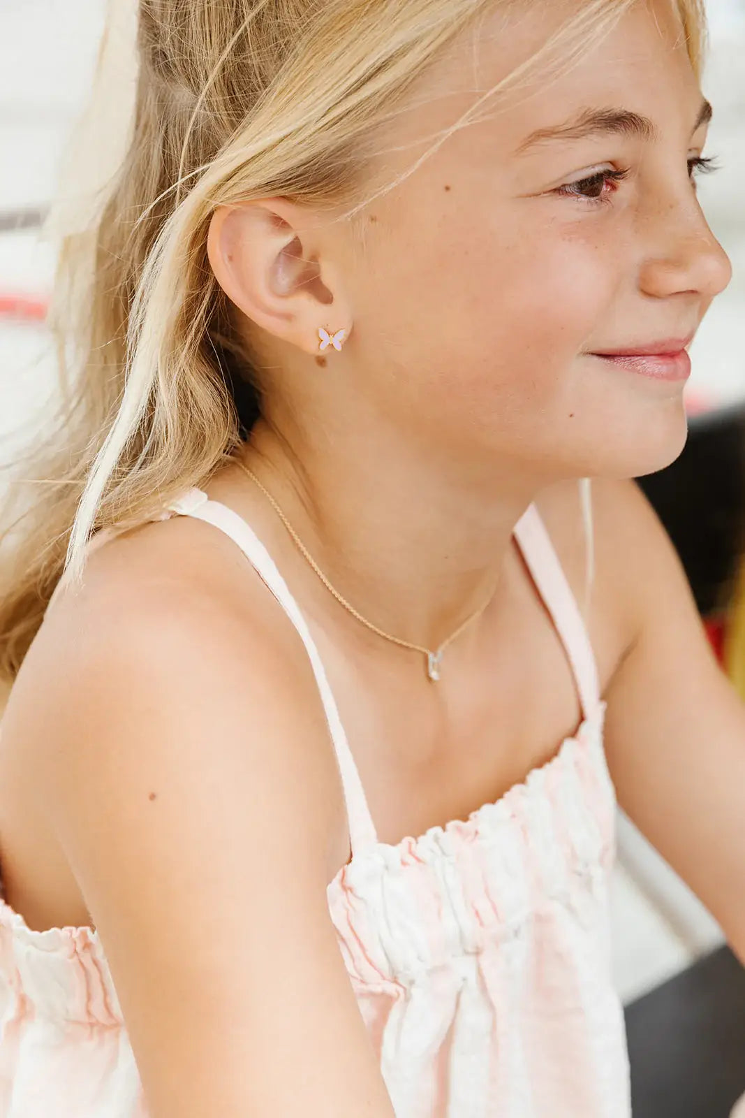 Enamel Butterfly Earrings