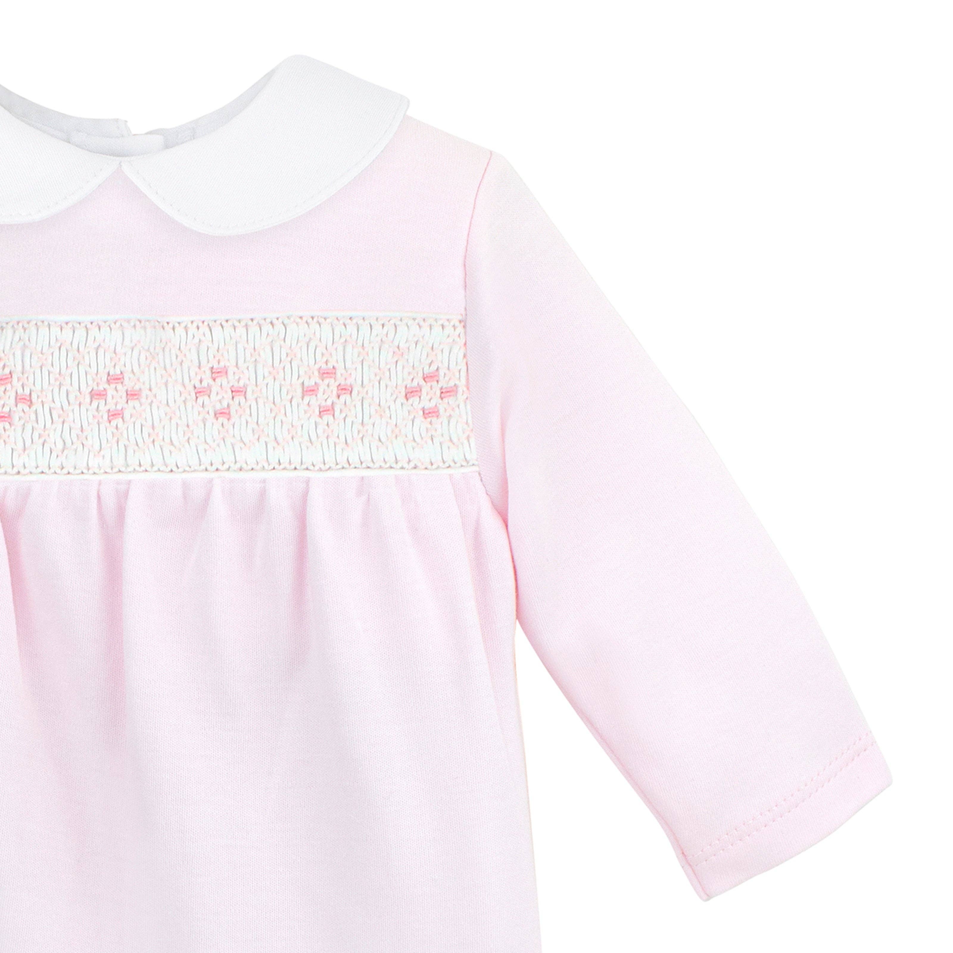 Collection Smock Embroidery Footie | Baby Girl