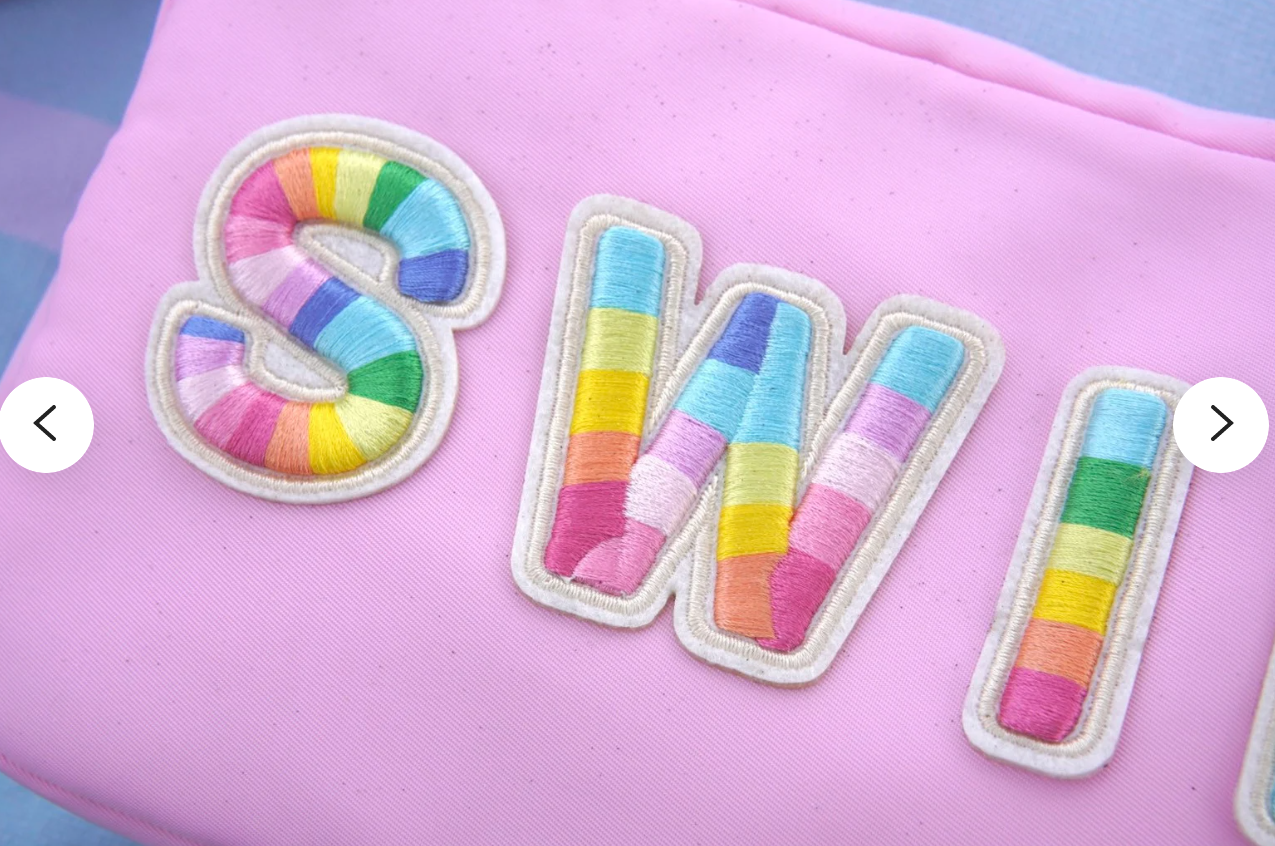 2.1 inch Sticker letters, Rainbow, Chenille Letters, varsity