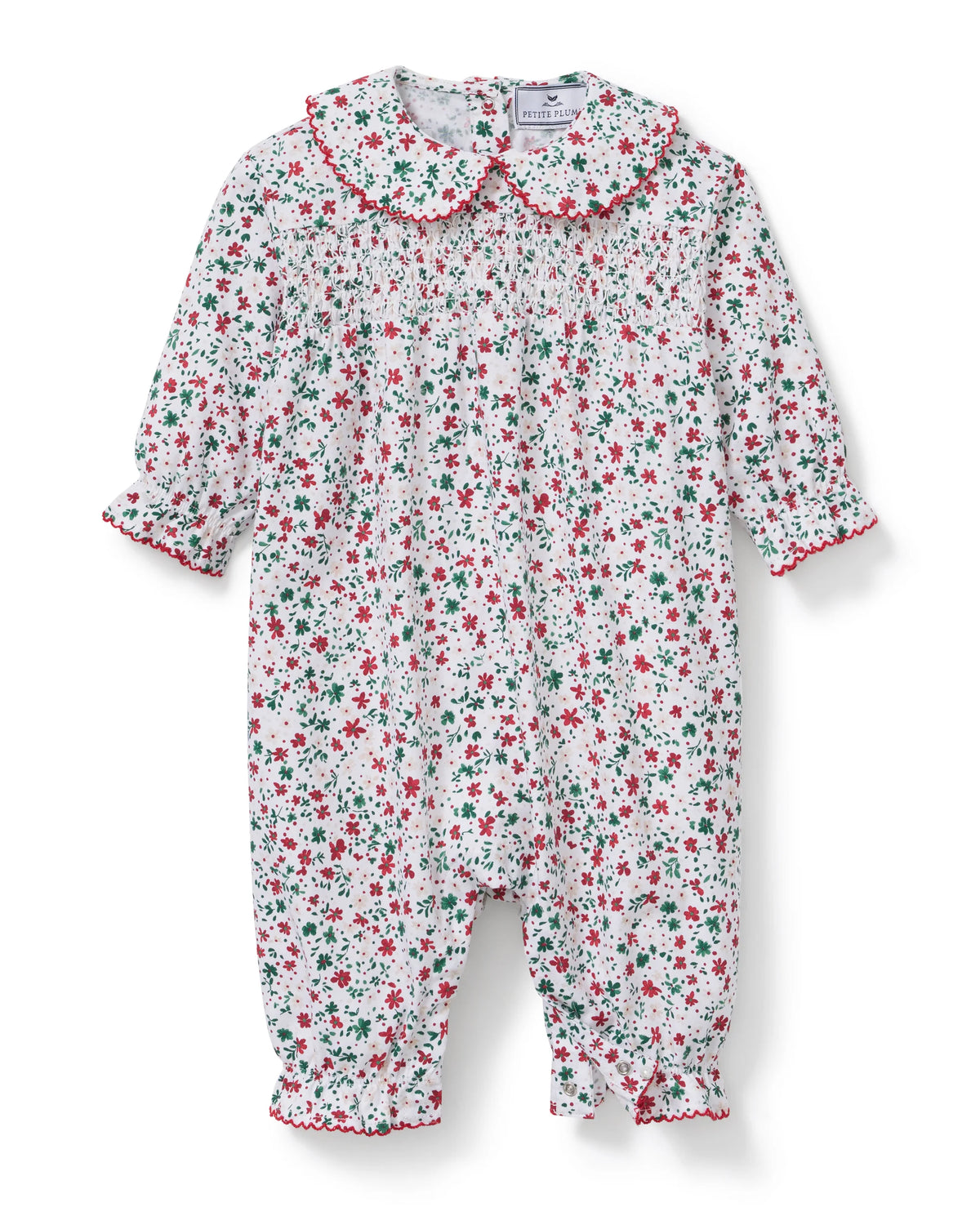 Baby's Twill Sabine Romper in Winter Garden